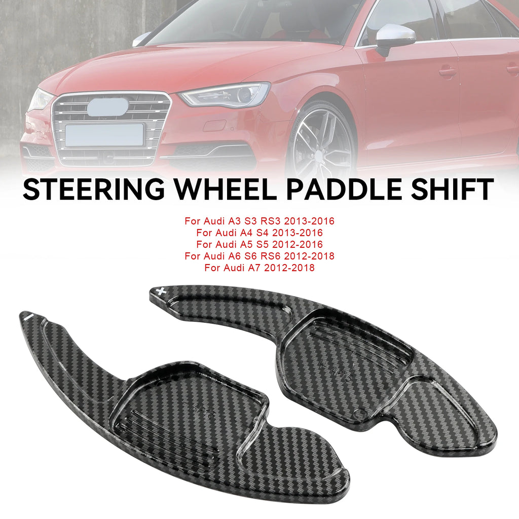 Artudatech Steering Wheel Shift Paddle Shifter Extension Fit For Audi A3 A4 A5 A6 A7 A8 Q5 Q7