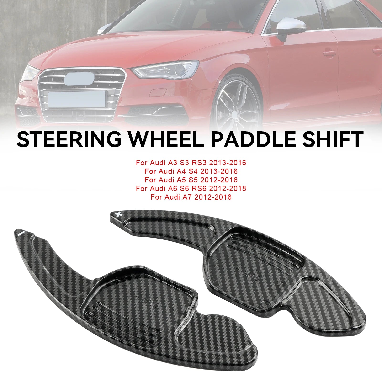 Artudatech Steering Wheel Shift Paddle Shifter Extension Fit For Audi A3 A4 A5 A6 A7 A8 Q5 Q7
