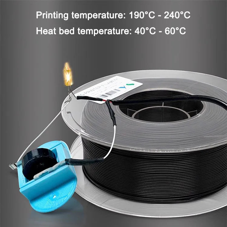 Special Engineering Conductive PLA 3D Printer Filament High Speed Printing Anti-static Plastic Material