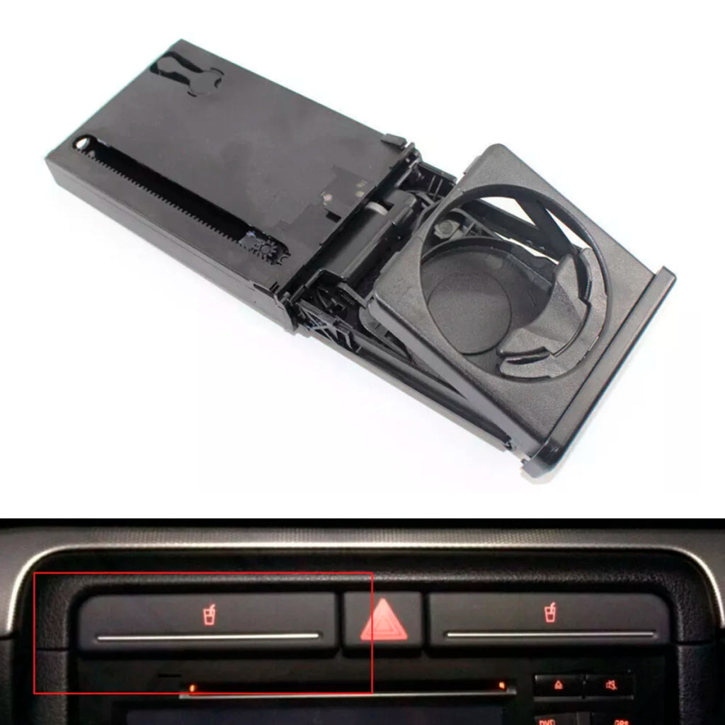 Artudatech Cup Holder Retractable Right Hand Drive 8E2862534L For Audi A4 B6 B7 2002 2003 2004 2005 2006 2007 2008