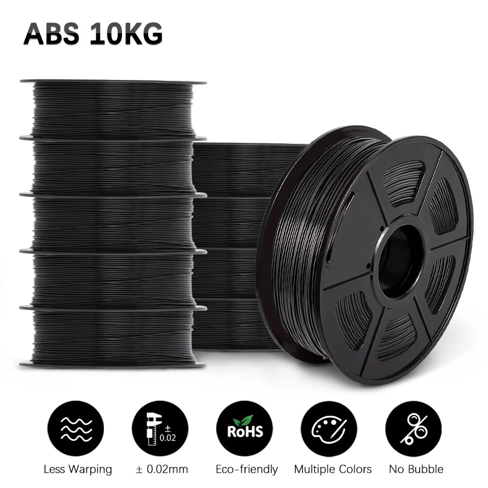 SUNLU 3D Filament PLA/PLA META/PETG/ABS/TPU/PLA MATTE/PLA PLUS 1.75mm 10Roll 1KG/0.5KG 3D Printer Filament for 3D Printer