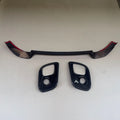 For Fiat, Abbas Fiat 595 Abarth Carbon Fiber, Front Lip, Front Shovel Chin Modification Front Fog Lamp Cover