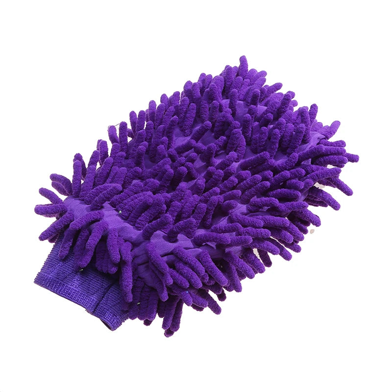 Car Wash Mitts Chenille Mitts Plush Wipes Thickened Double Sided Car Accessories Recyclable Cleaning Tools Car Accessories