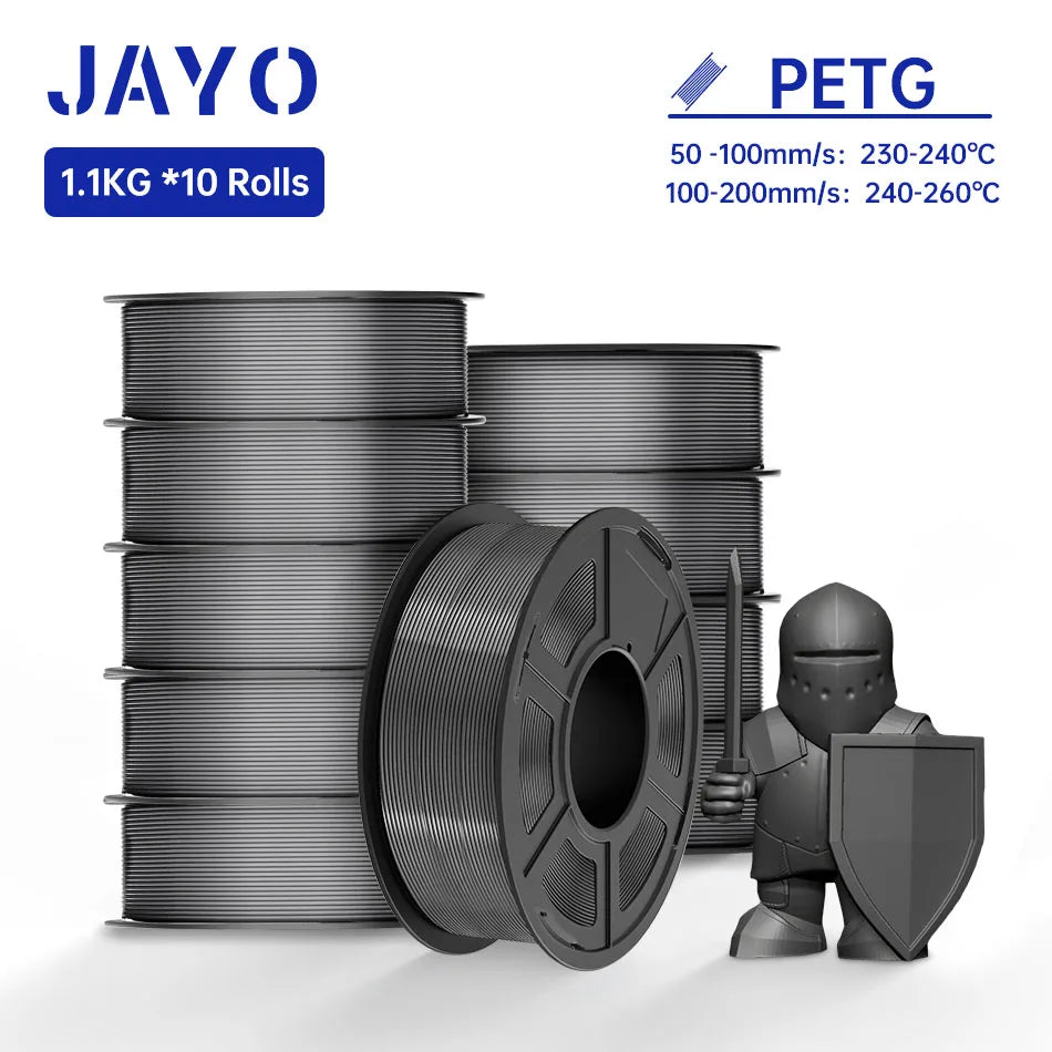 JAYO 3d Filament petg/ pla plus/ pla/PLAMeta /SILK PLA+ 1.75MM PLA 3D Filament for FDM 3D Printer TPU SILK 3D Printing Materials