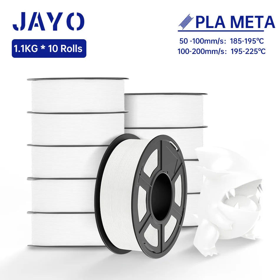 JAYO 3d Filament petg/ pla plus/ pla/PLAMeta /SILK PLA+ 1.75MM PLA 3D Filament for FDM 3D Printer TPU SILK 3D Printing Materials