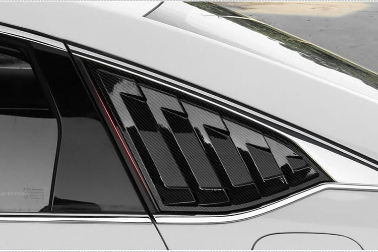 For Honda Accord 10th Gen Accessories 2018 2019 2020 2021 2022 Sport Style Air Vent Cover Rear Side Window Louvers