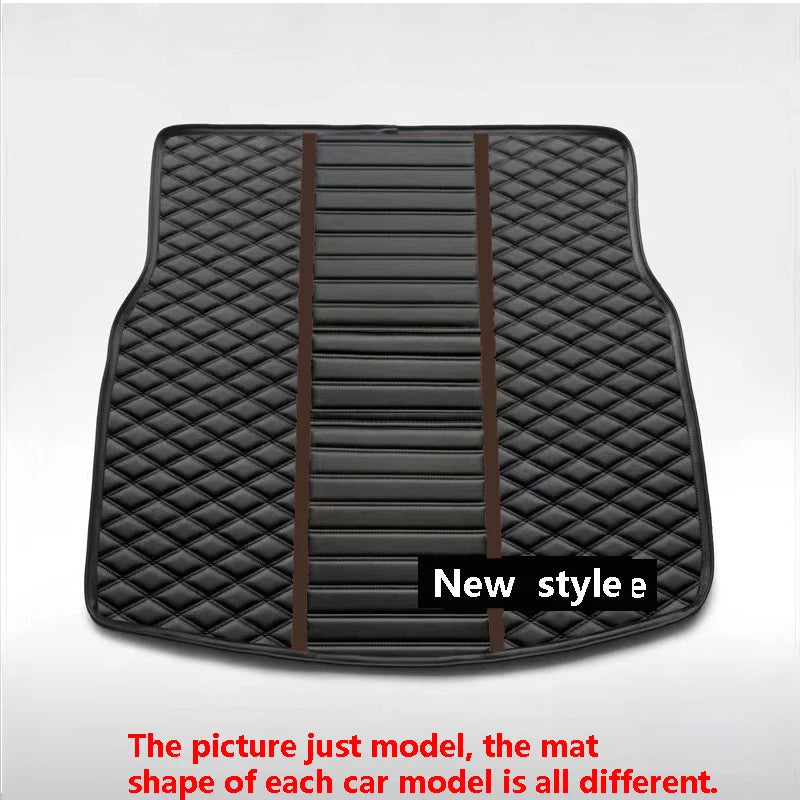 Car Trunk Mats For Hyundai Kona Kauai OS 2018~2022 Waterproof Car Mats Tappetini Auto Car Accessories Interior Car Accessories