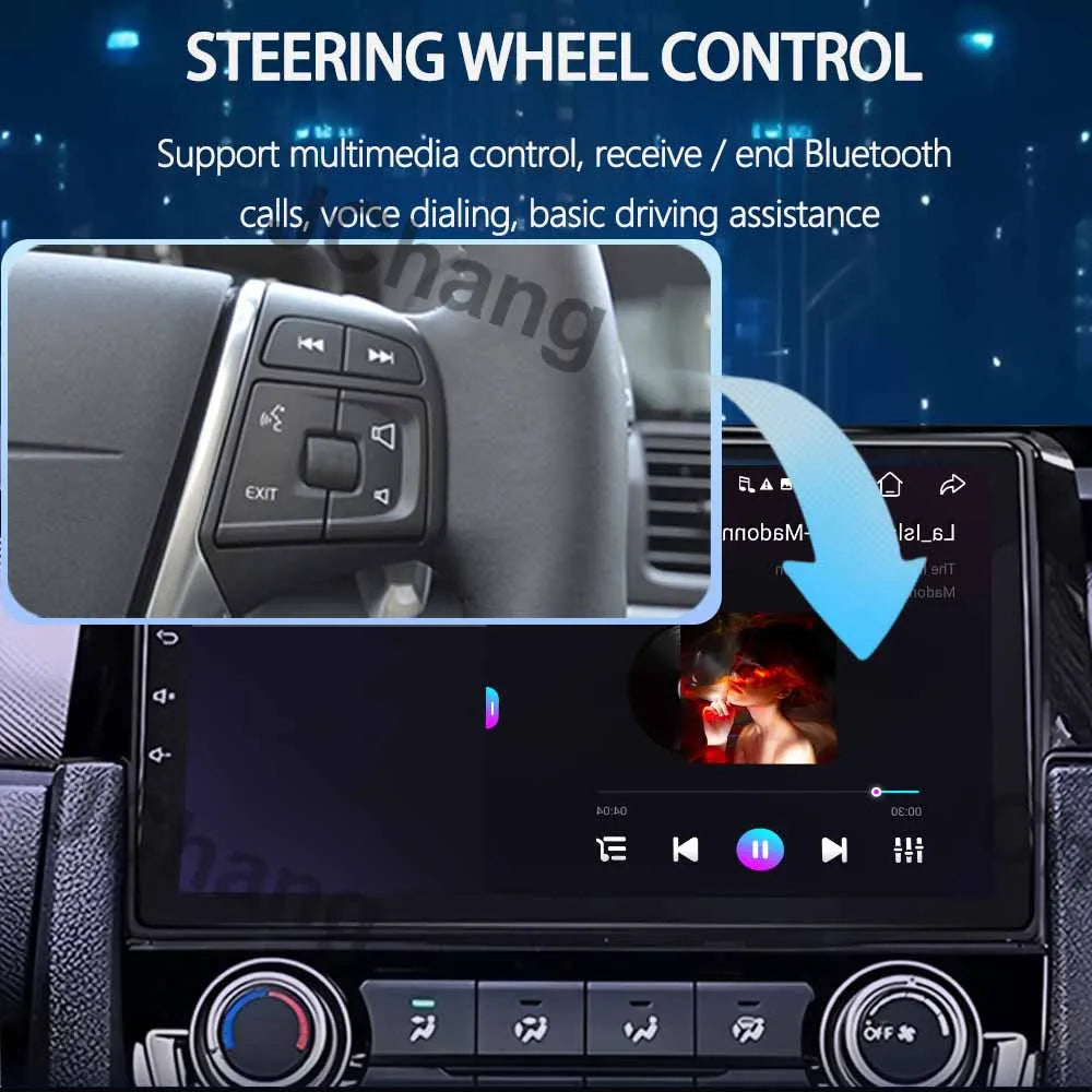 Video Player Carplay Car Radio for Fiat Ducato 2007 2008 2009 2010 2011 2012 - 2015 Android 15 Stereo Multimedia BT Auto Android