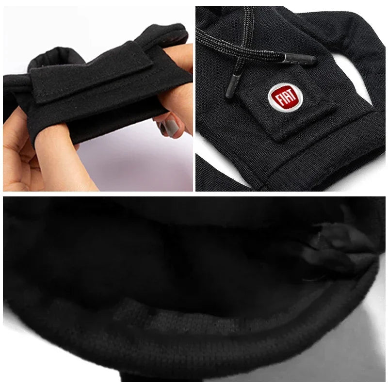 Car Gear Shift Lever Knob Sweatshirt Cover Auto Shift Cover For Fiat Abarth 500 595 124 Becquet Fiat Punto Ducato Palio Grande