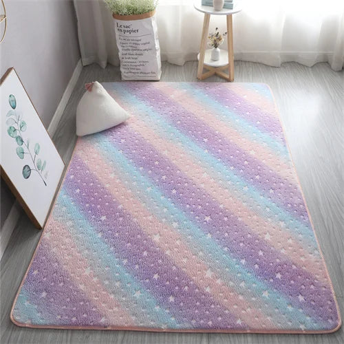 Unique Area Rugs Glow in The Dark Rug Luminous Carpet for Kids Bedroom Modern Indoor Rugs for Children Dorm Home Decor Carpets