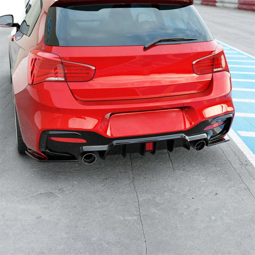 Rear Bumper Lip Diffuser With LED Rear Spoiler For BMW 1er M Sport F20 F21 M135i M140i Fits BMW BMW E92 E93 335I Accessories HOT