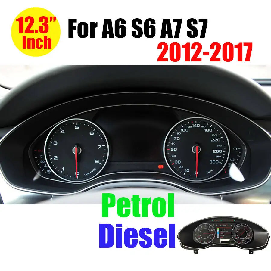 Instrument Cluster Virtual Cockpit Digital Speedometer LCD Dashboard Gauge For Audi TT TTS A3 A4 B8 A5 S5 Q3 Q5 RS4 RS5 A6 A7 Q7