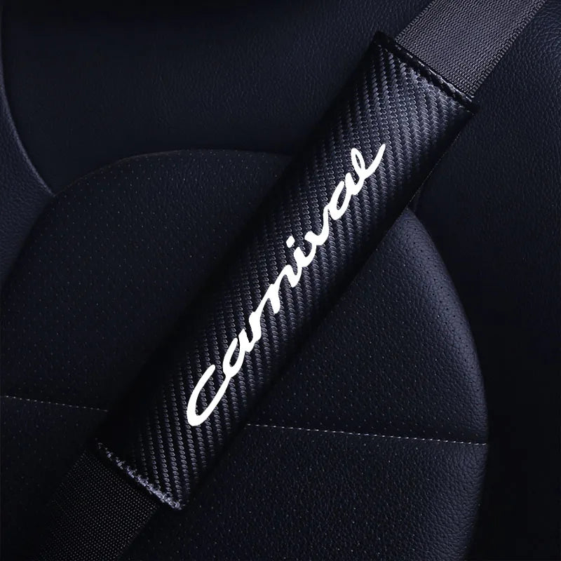 Car Safety Belt Cover Adjustable Seat Belt Cover Shoulder Strap Covers For KIA carnival Accessories Car Shoulder Protector Pad