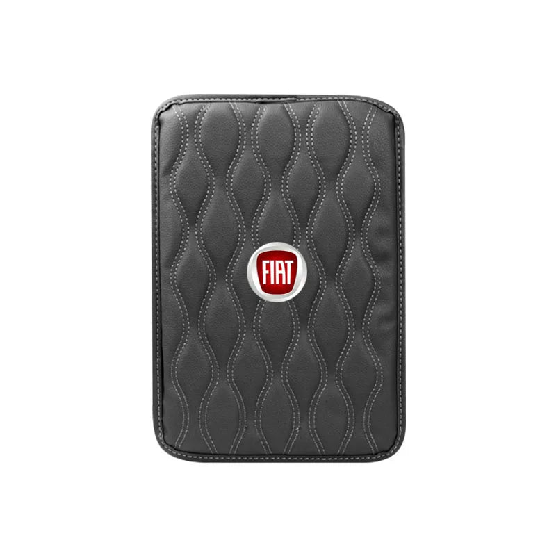 Car Armrest Mat Center Console Leather Protection Cushion For Fiat Ducato Abarth Tipo Panda Bravo Doblo Stilo 500 124 125