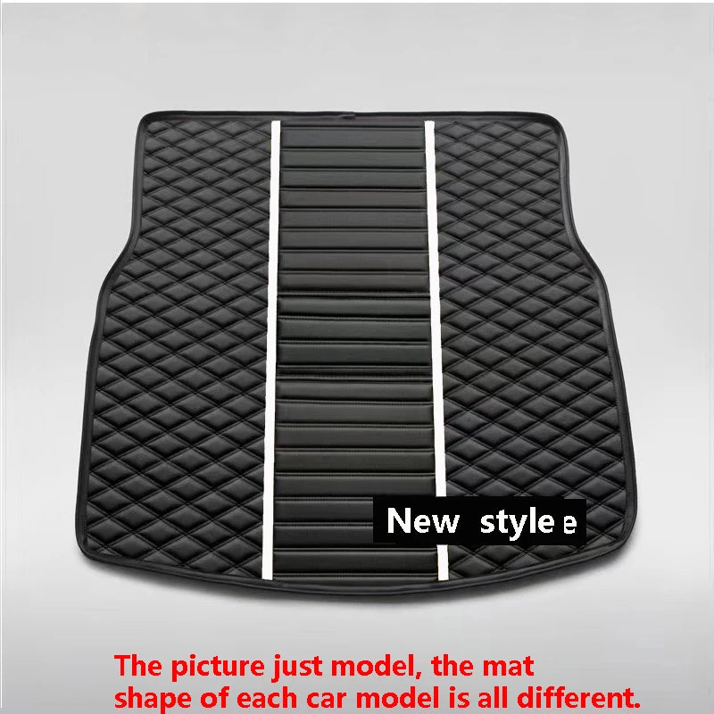 Car Trunk Mats For Hyundai Kona Kauai OS 2018~2022 Waterproof Car Mats Tappetini Auto Car Accessories Interior Car Accessories