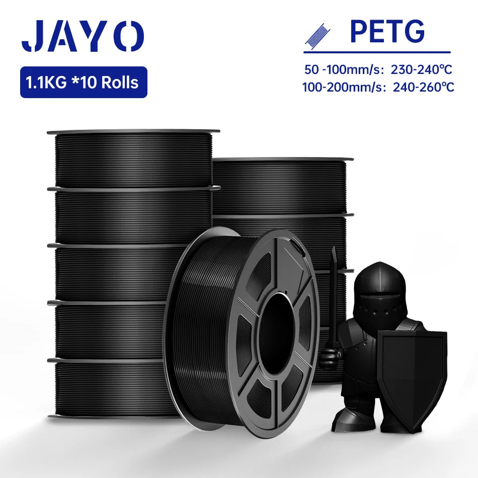 JAYO 3d Filament petg/ pla plus/ pla/PLAMeta /SILK PLA+ 1.75MM PLA 3D Filament for FDM 3D Printer TPU SILK 3D Printing Materials
