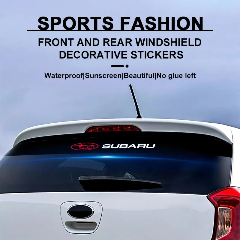 Car Front Rear Windshield Decoration Accessories Stickers For Subaru Forester impreza Outback Legacy Tribecacar Car Accessories