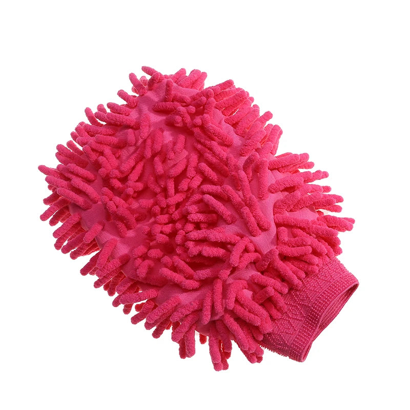 Car Wash Mitts Chenille Mitts Plush Wipes Thickened Double Sided Car Accessories Recyclable Cleaning Tools Car Accessories