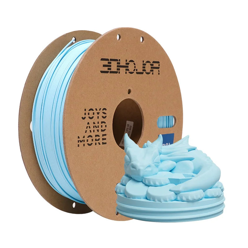3DHOJOR PLA 3D Printer Filaments 1KG 1.75MM Matte PLA 3D Printing Material Upgraded Matte PLA Filament Multi-Color Filamento PLA