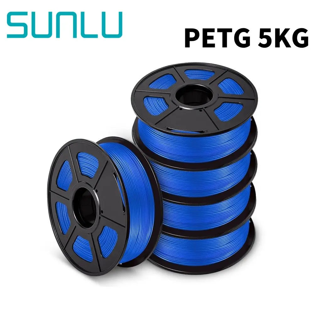 SUNLU PLA/PLA+/PETG/SILK/PLA Matte/ PLA Meta Filament 5KG 1KG/ Roll 1.75mm +/-0.02MM 3D Printer Filament Neatly Wound Filament