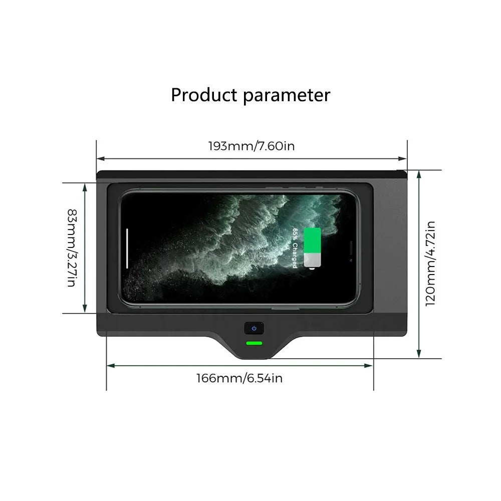 Wireless Car Charger for BMW X3 G01 2018-2021 2022 2023 BMW X4 2019 2020 2021 2022 2023 Accessories Wireless Charging Pad Mat