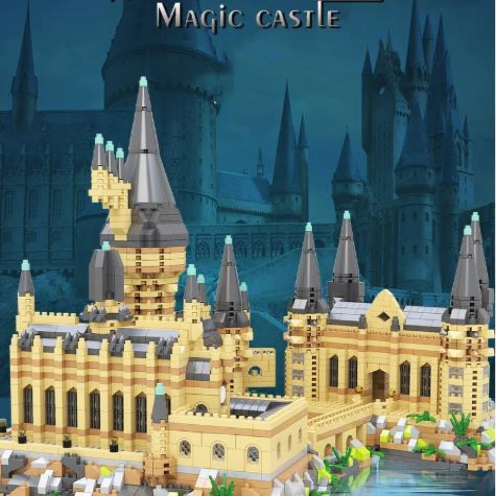 Magic Castle Building Block Set - Creative Assembly Puzzle for Kids, Ideal Birthday & Holiday Gift, Stunning Home Decor