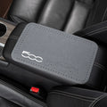 Leather Car Central Armrest Mat Console Arm Rest Seat Mat Interior for Fiat 500 500C 2012 500X 500L Abarth 695 Car Accessories