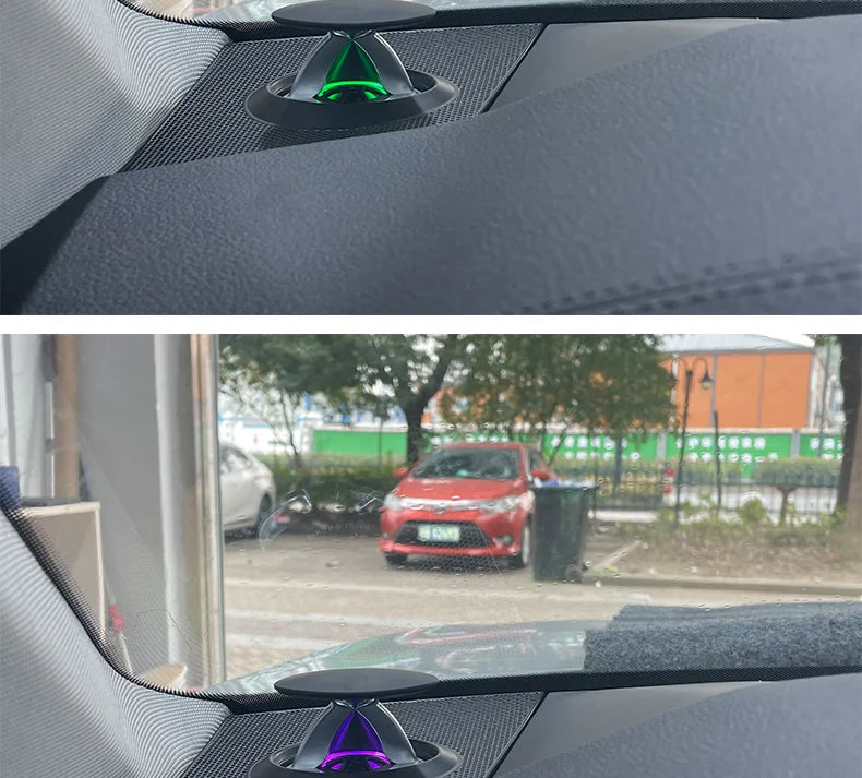 LED Lift Audio Speaker For Audi A6 C8 C7 A4 B9 RS5 RS4 Q5 Q7 A7 Tweeter With Ambient Light Upgrade Center Dashboard Lifting