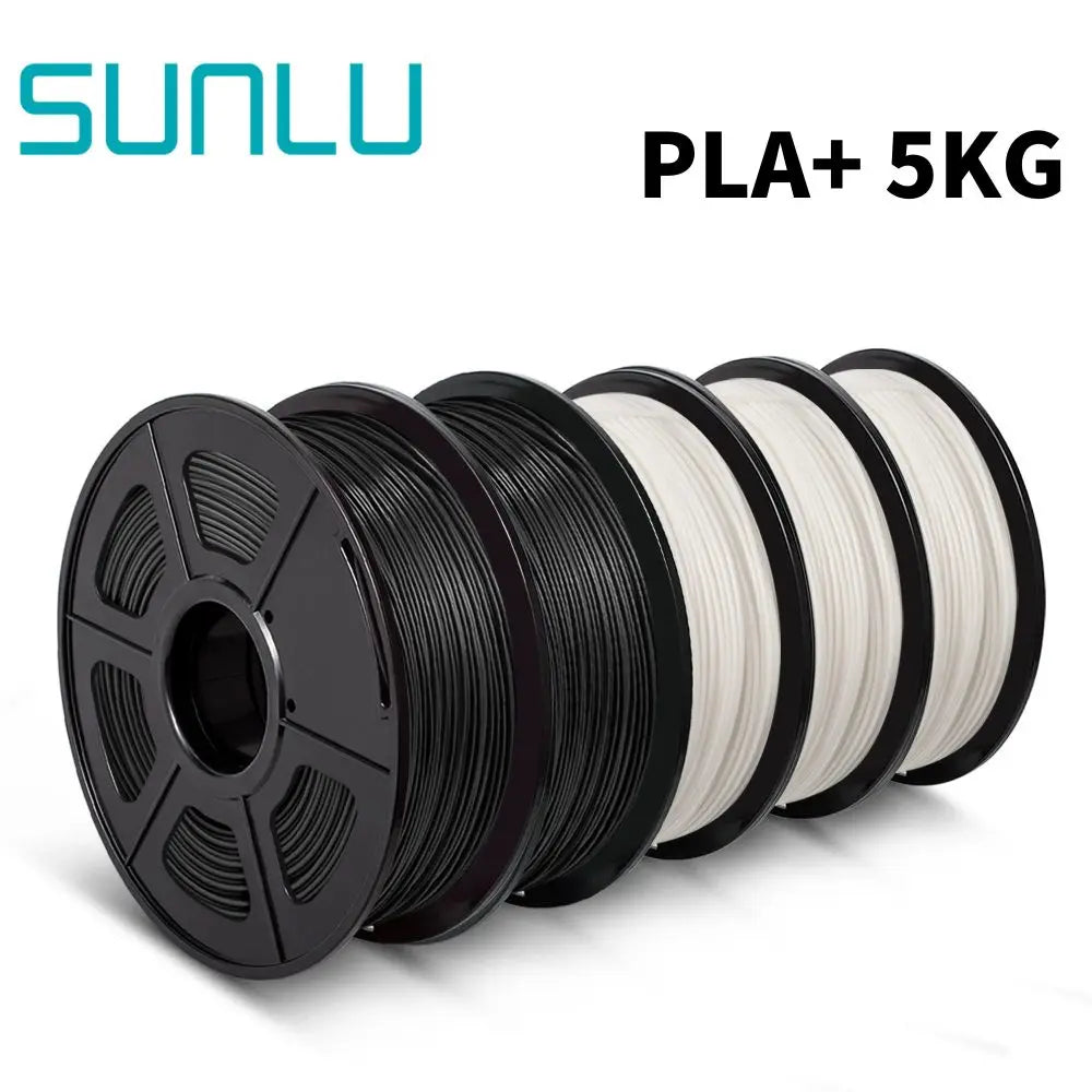 SUNLU PLA/PLA+/PETG/SILK/PLA Matte/ PLA Meta Filament 5KG 1KG/ Roll 1.75mm +/-0.02MM 3D Printer Filament Neatly Wound Filament