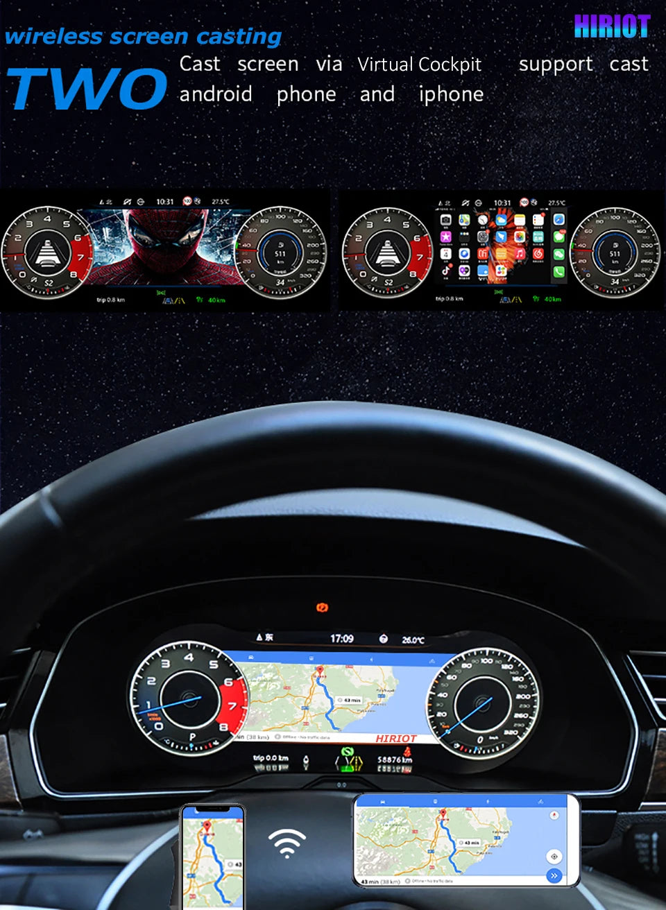 Instrument Cluster Virtual Cockpit Digital Speedometer LCD Dashboard Gauge For Audi TT TTS A3 A4 B8 A5 S5 Q3 Q5 RS4 RS5 A6 A7 Q7