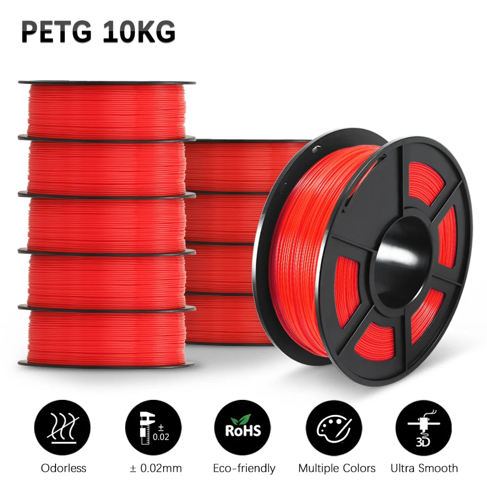 SUNLU 3D Filament PLA/PLA META/PETG/ABS/TPU/PLA MATTE/PLA PLUS 1.75mm 10Roll 1KG/0.5KG 3D Printer Filament for 3D Printer