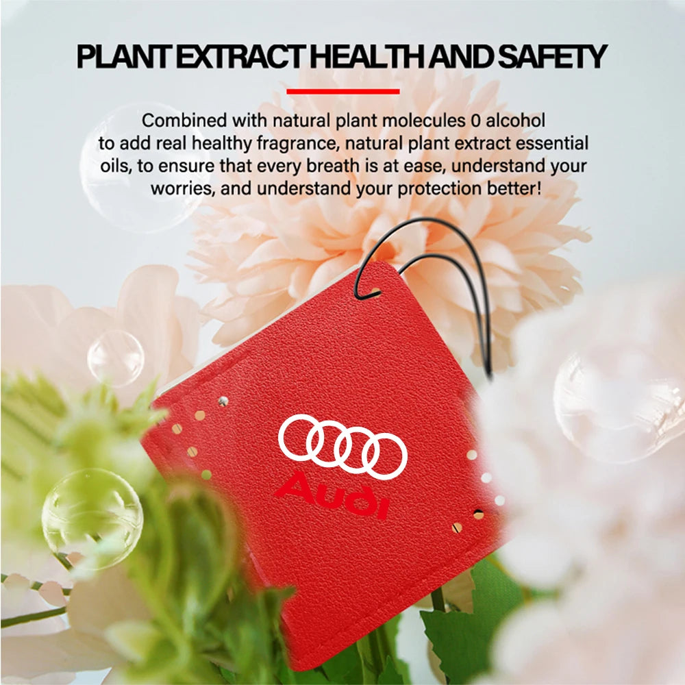 Car Air Freshener Rearview Mirror Pendant Aromatherapy Sachet For Audi A3 A4 A4L A5 B3 B4 B5 B6 B7 B8 RS3 Quattro C5 C6 C7 C5 C6