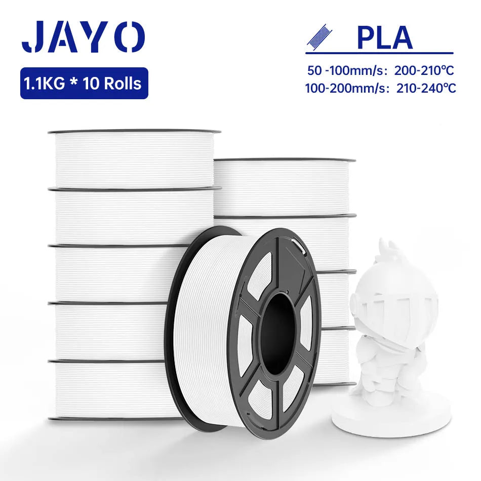 JAYO 3d Filament petg/ pla plus/ pla/PLAMeta /SILK PLA+ 1.75MM PLA 3D Filament for FDM 3D Printer TPU SILK 3D Printing Materials