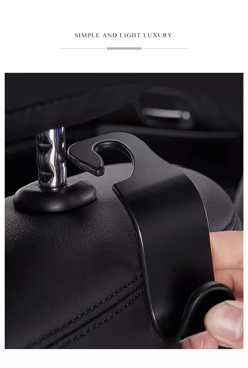2Pcs ABS Car Styling Seat Back Hooks Accessories For MINI One Cooper JCW Countryman Clubman Cabrio Paceman Coupe Roadster Clubva