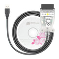 K DCAN K+CAN FTDI Chip OBD2 Auto Car Diagnostic Tools OBD 2 Scanner Switch USB Interface Cable K + DCAN OBD Diagnostic Cable