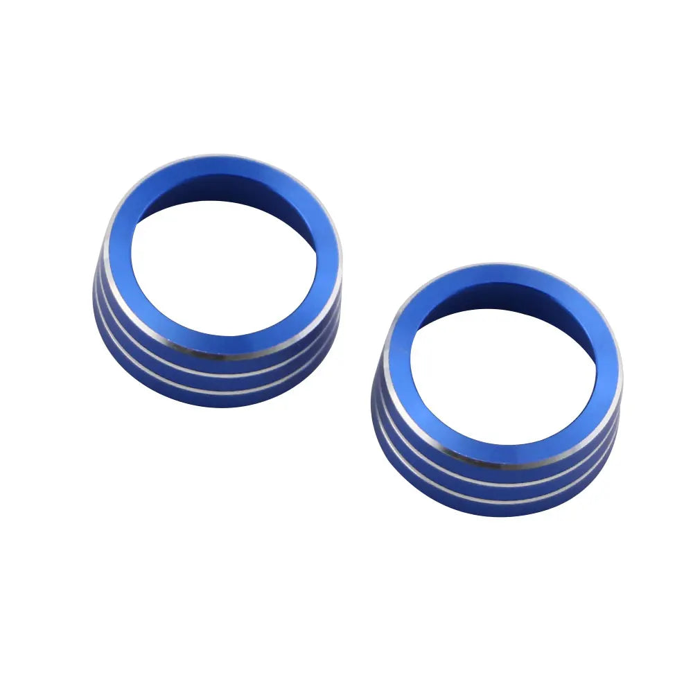 2Pcs/Set Car Accessories for Ford Focus 3 MK3 2015 2016 2017 2018 Sedan ST AC Heat Control Switch Knob Ring Cover Trim