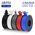 JAYO PLA / PLA Plus/ SILK PLA / PLAMeta/TPU SILK/ABS / PETG 3D Filament 1.75mm 0.65/1.1KG 3D Printer Filament PLA Rainbow 5Roll