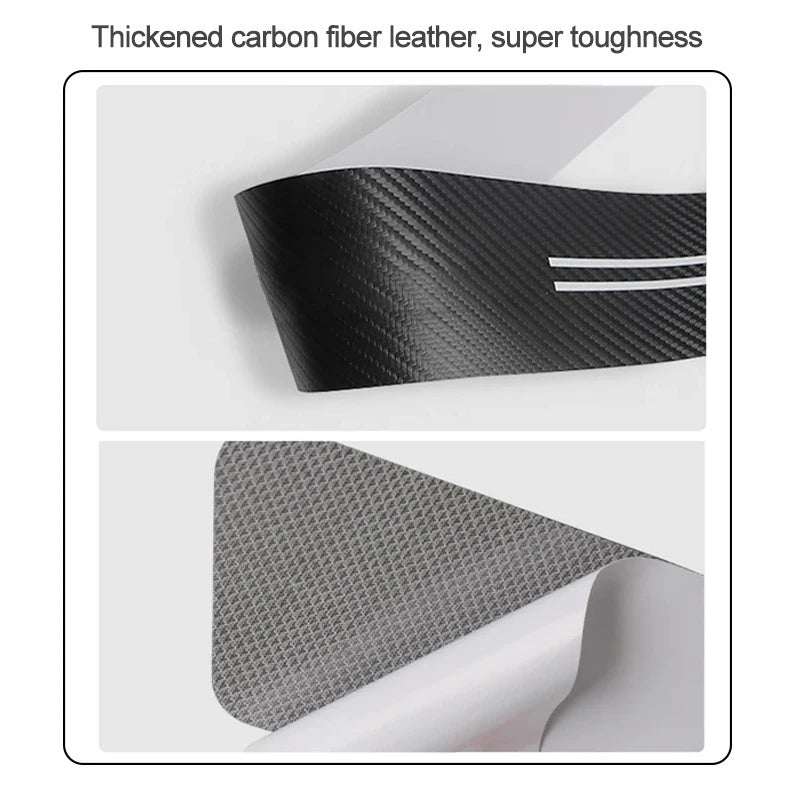Car Accessories Car Door Sill Protector Welcome Pedal Decoration Leather Stickers For New Peugeot 206 208 207 3008 308 2008 107