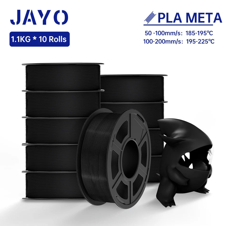 JAYO 3d Filament petg/ pla plus/ pla/PLAMeta /SILK PLA+ 1.75MM PLA 3D Filament for FDM 3D Printer TPU SILK 3D Printing Materials