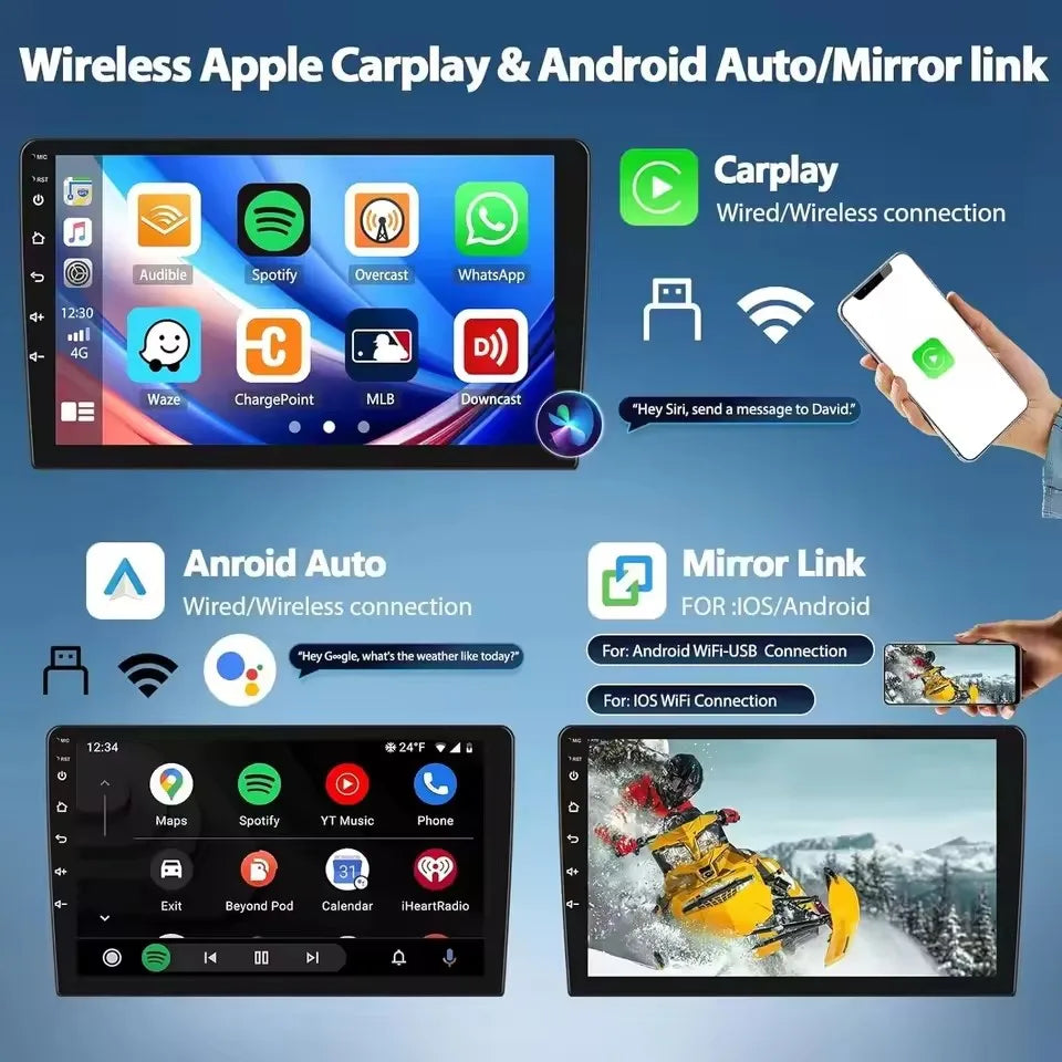 Android 15 For Fiat 500X 2014-2020 2K QLED Stereo Car Radio Multimedia Video Player GPS AI Voice CarPlay Head Unit Navigation 4G