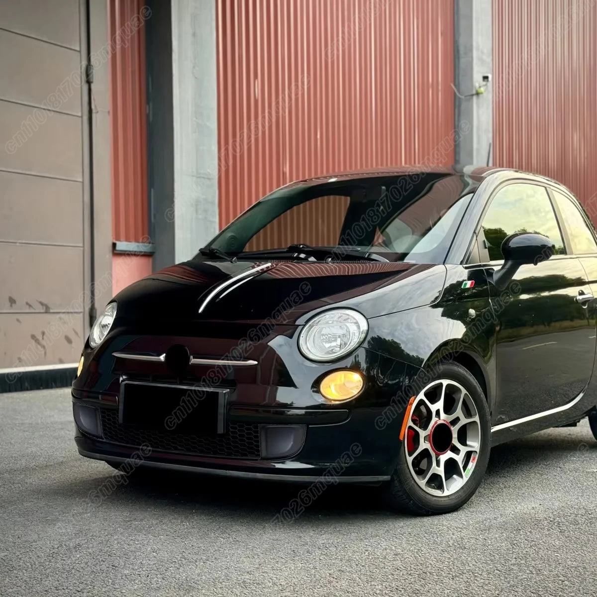 For FIAT 500 2007 2008 2009 2010 2011 2012 2013 2014 2015 Car Front Bumper Left and Right Cover Body Decoration Accessories