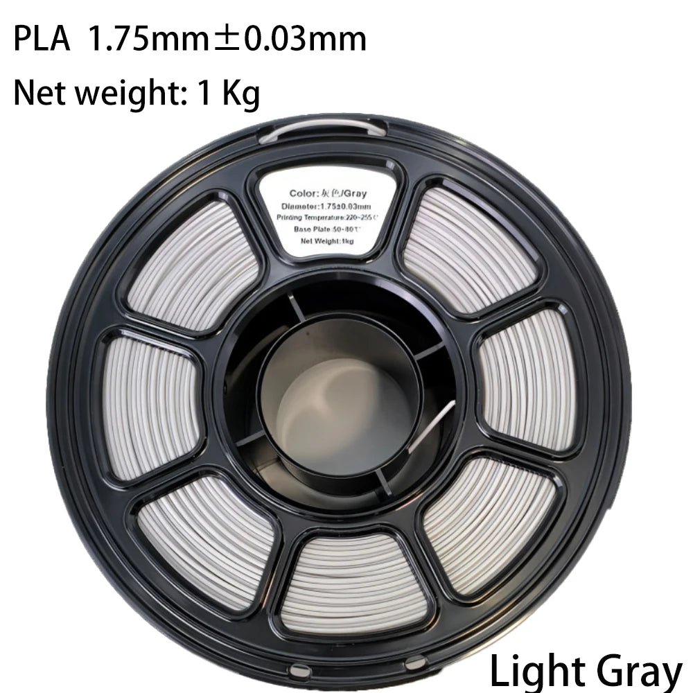 PLA/PETG Colorful 3D Filament Net Weight 1KG High Speed 3D Printer Filament High Flow Speed 3D Printing Mateial Pla 3D Printer