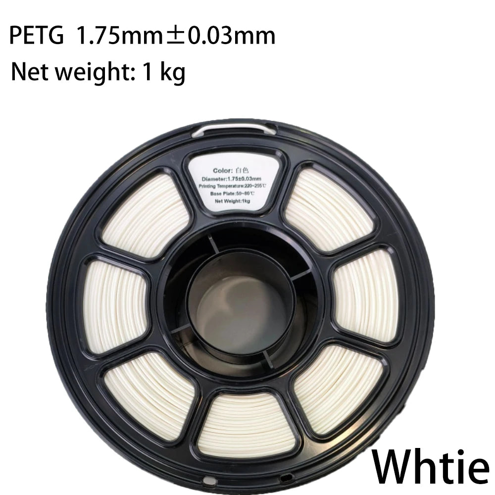 PLA/PETG Colorful 3D Filament Net Weight 1KG High Speed 3D Printer Filament High Flow Speed 3D Printing Mateial Pla 3D Printer