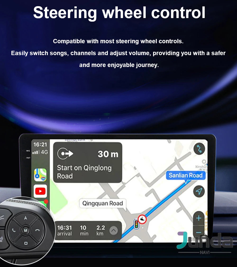 Android 15 For Fiat 500X 2014-2020 2K QLED Stereo Car Radio Multimedia Video Player GPS AI Voice CarPlay Head Unit Navigation 4G