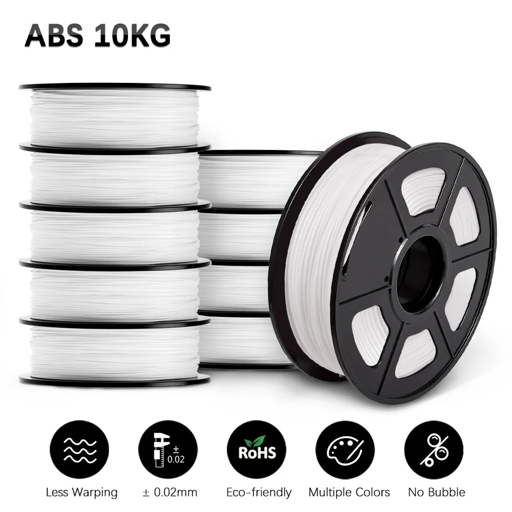 SUNLU 3D Filament PLA/PLA META/PETG/ABS/TPU/PLA MATTE/PLA PLUS 1.75mm 10Roll 1KG/0.5KG 3D Printer Filament for 3D Printer