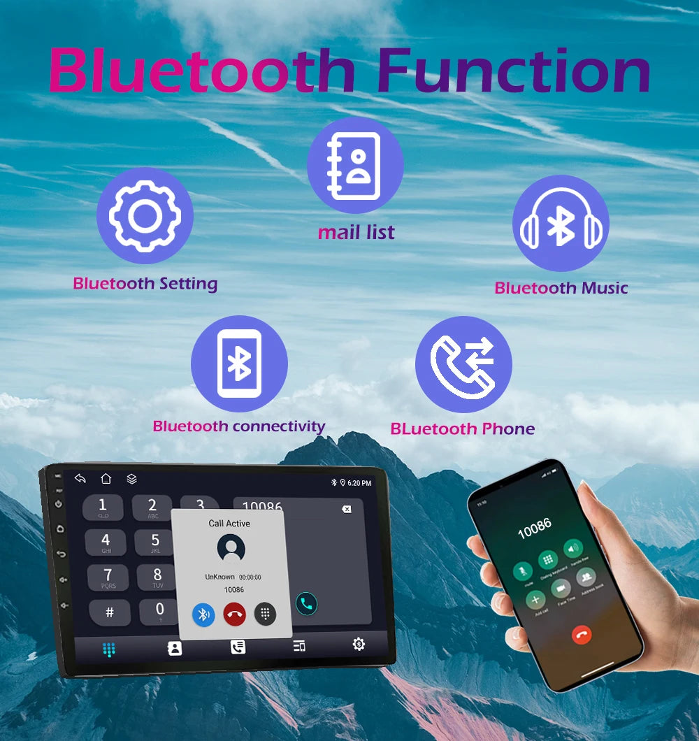 For FIAT 500 2016 2017- 2019 Android 14 Smart System Multimedia Carplay Wireless GPS Navigation DSP Stereo WIFI Accessories
