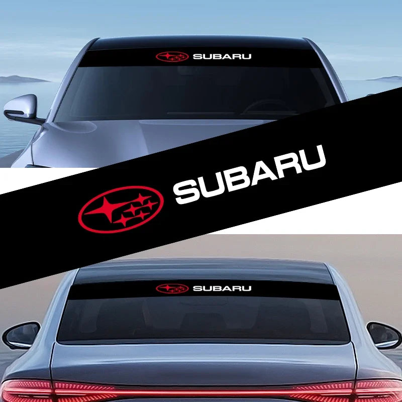 Car Front Rear Windshield Decoration Accessories Stickers For Subaru Forester impreza Outback Legacy Tribecacar Car Accessories