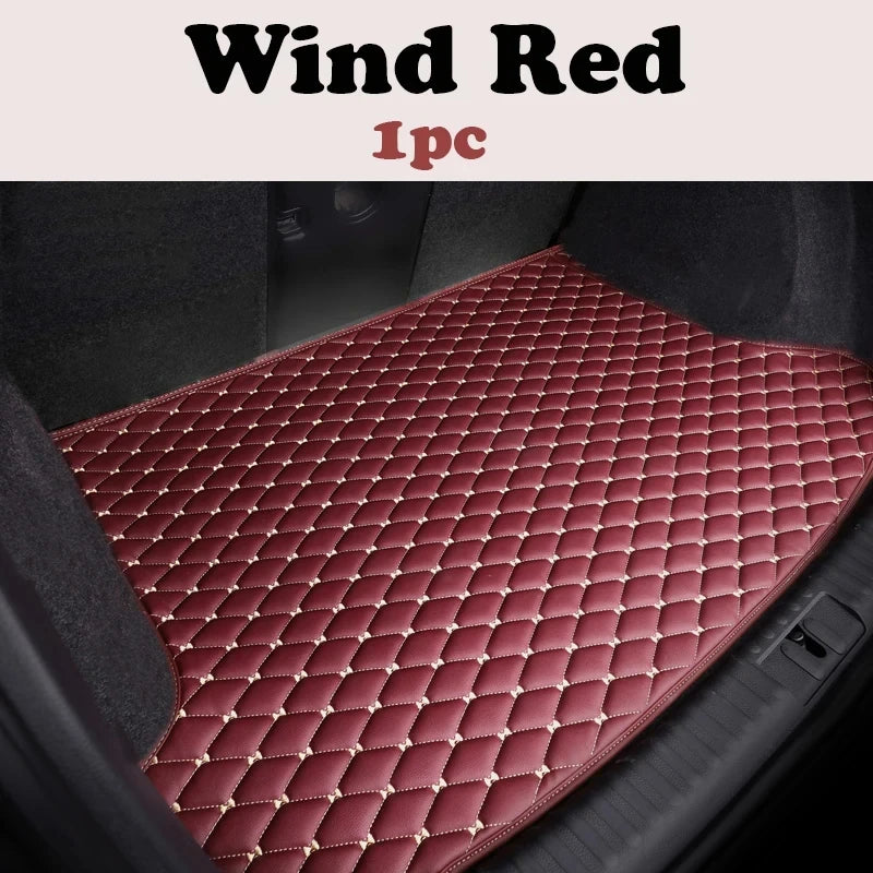 Car Trunk Mats For Hyundai Kona Kauai OS 2018~2022 Waterproof Car Mats Tappetini Auto Car Accessories Interior Car Accessories