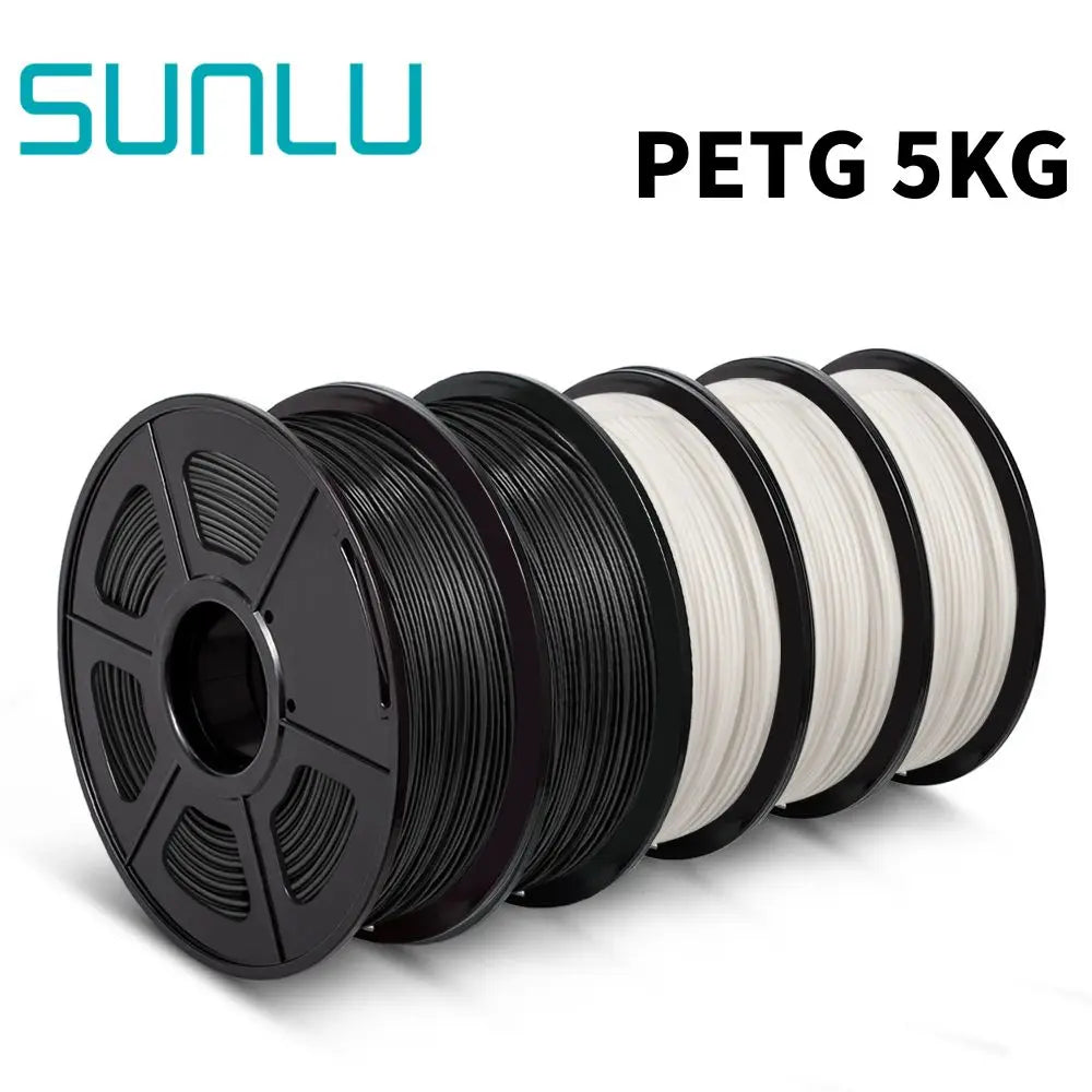 SUNLU PLA/PLA+/PETG/SILK/PLA Matte/ PLA Meta Filament 5KG 1KG/ Roll 1.75mm +/-0.02MM 3D Printer Filament Neatly Wound Filament