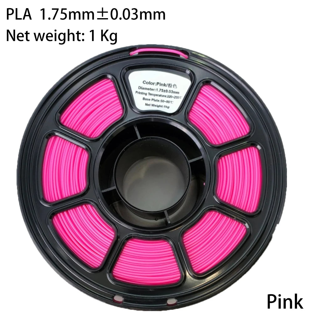 PLA/PETG Colorful 3D Filament Net Weight 1KG High Speed 3D Printer Filament High Flow Speed 3D Printing Mateial Pla 3D Printer